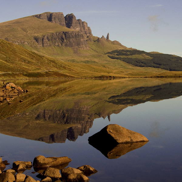 The Storr from Loch Leathan, Isle of Skye